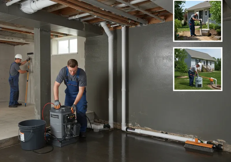 Basement Waterproofing and Flood Prevention process in Spanish Fort, AL